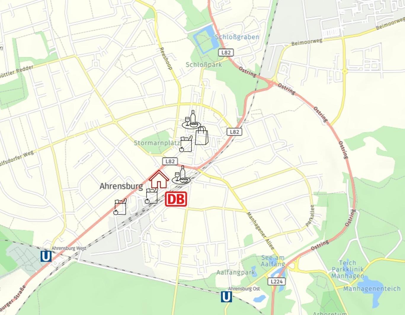 Have-A-Nice-Stay - Nahe Bahnhof - 20 Minuten Nach Hamburg - Trotzdem Ruhig Gelegen - 6 Minuten Zu Fuss Ins Zentrum Ahrensburg - Modern Eingerichtet Екстериор снимка