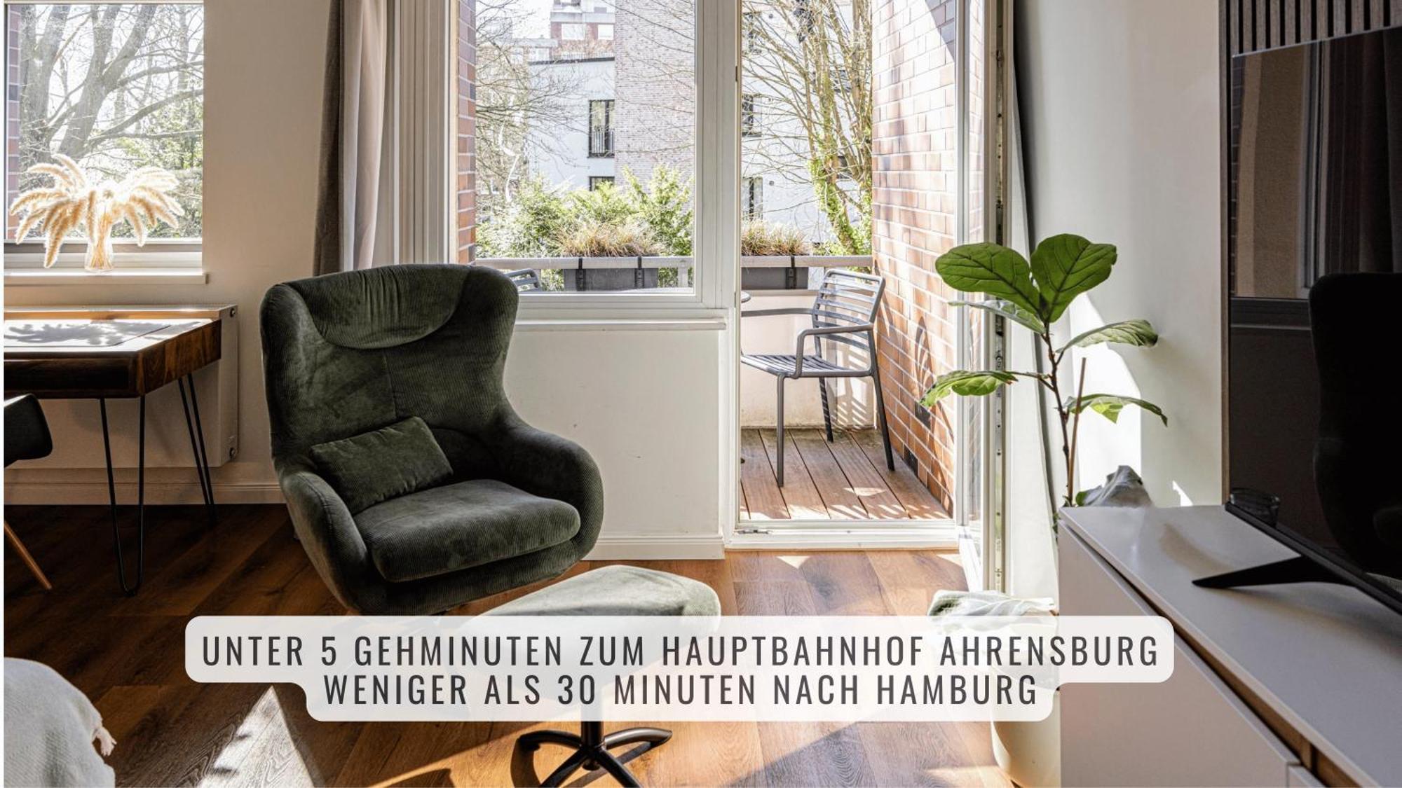 Have-A-Nice-Stay - Nahe Bahnhof - 20 Minuten Nach Hamburg - Trotzdem Ruhig Gelegen - 6 Minuten Zu Fuss Ins Zentrum Ahrensburg - Modern Eingerichtet Екстериор снимка